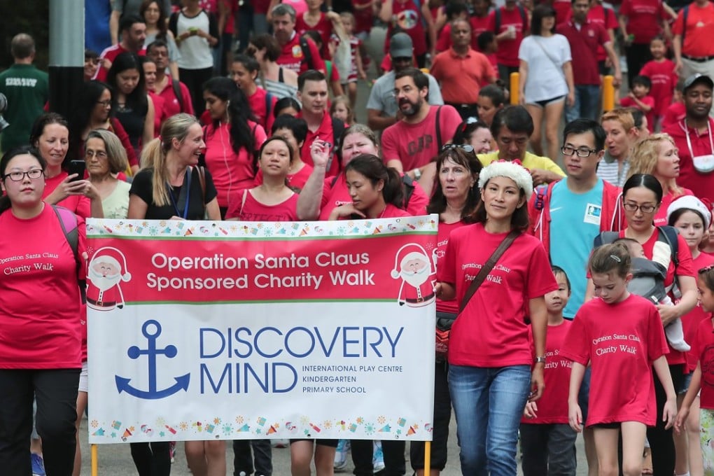 Parents of children at Discovery Mind Kindergarten want their kids to learn about charity and helping the less fortunate. Photo: Jonathan Wong