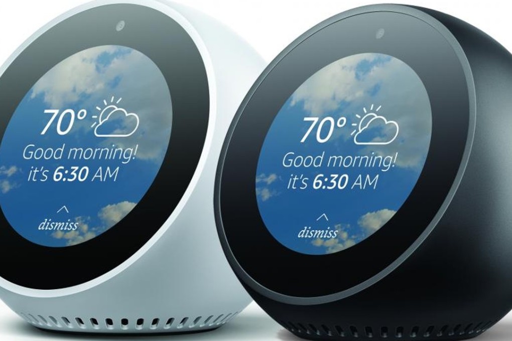Wake up to Amazon Alexa’s new Echo Spot.