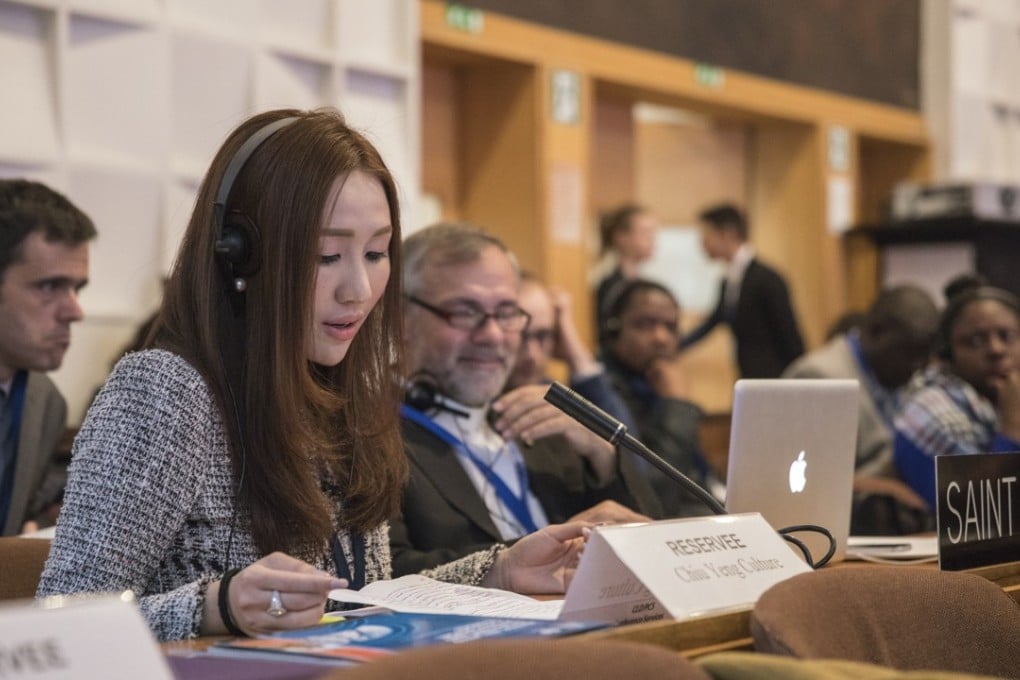 Sabrina Ho at the Unesco general conference on November 8, 2017. Picture: Conrado Dy-Liacco