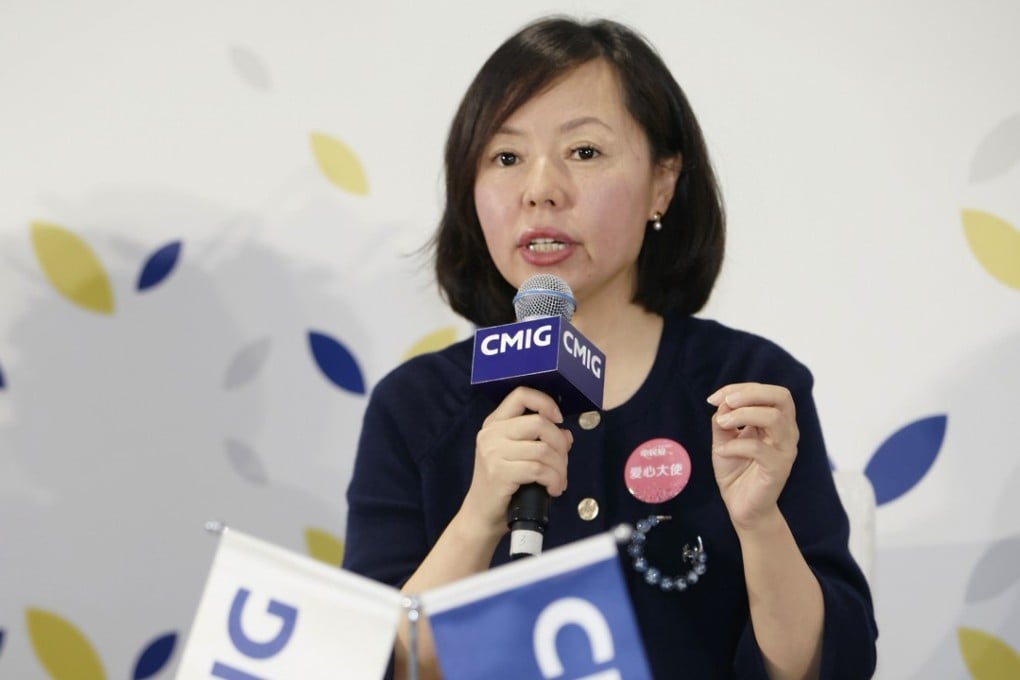 Wang Hui, vice-president of China Minsheng Investment Group and chairwoman of CMIG Futurelife. She values the market for elderly care in China at about 4 trillion yuan. Photo: Handout