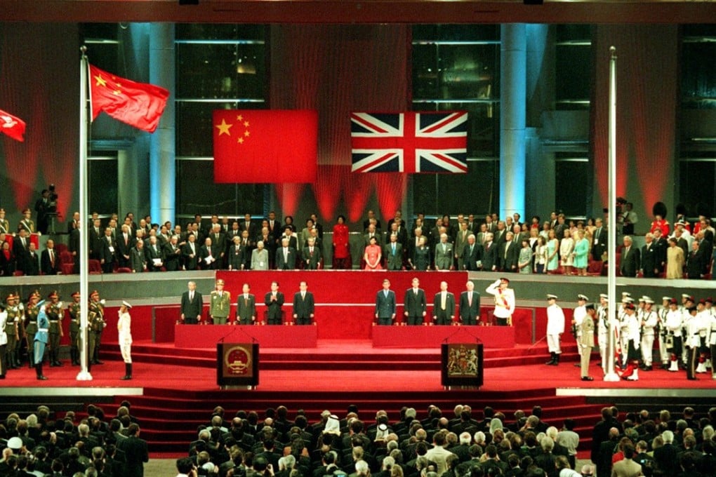 The handover of Hong Kong from British sovereignty to the mainland took place in 1997 at the Hong Kong Convention and Exhibition Centre. Photo: Robert Ng