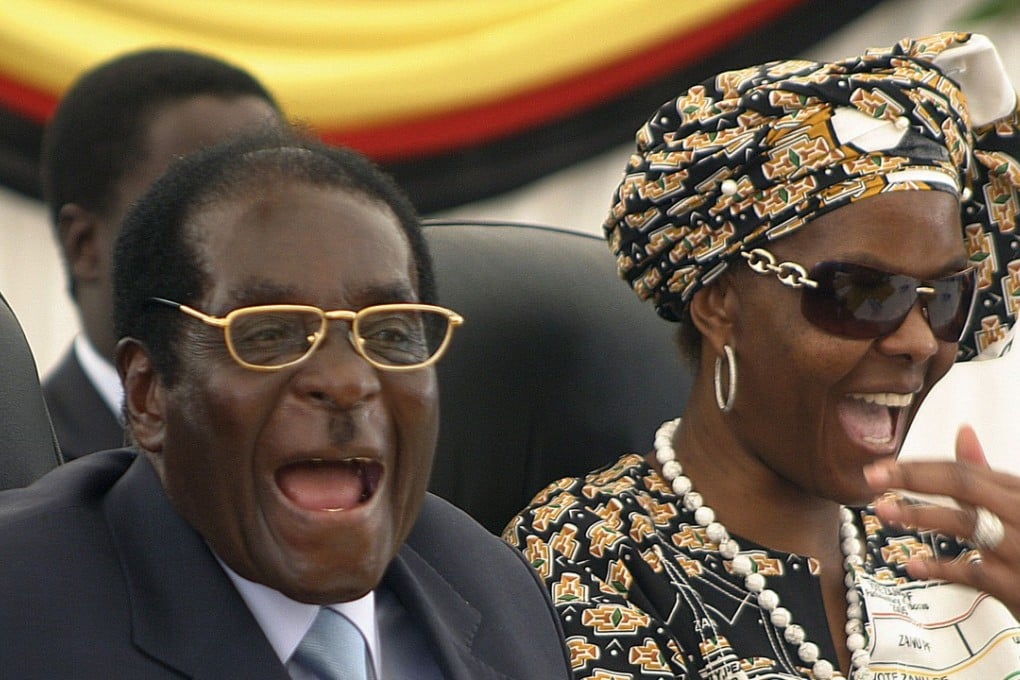 Robert Mugabe and his wife, Grace. Photo: AFP
