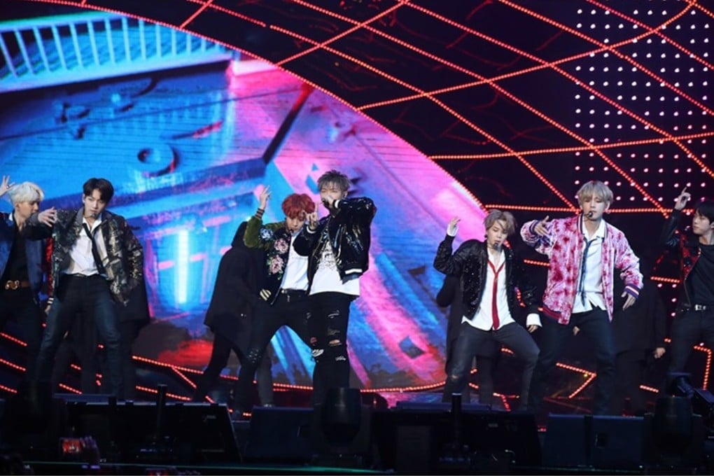BTS won big at the 2017 Mama HK on Friday December 1, 2017. They swept up three awards, Artist of the Year, Best Music Video for Spring Day and Best Asian Style. Photo: Handout