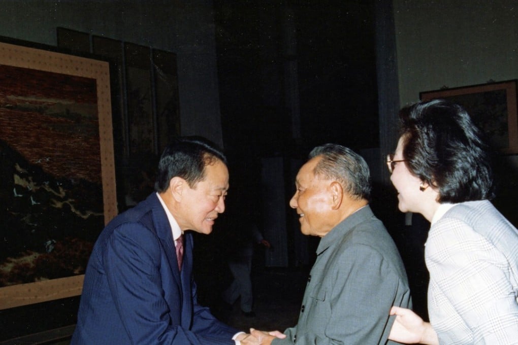 Robert Robert Kuok with Deng Xiaoping and his daughter Ms Deng Rong in Beijing on 15 September 1990. Photo: Goh Eck Kheng
