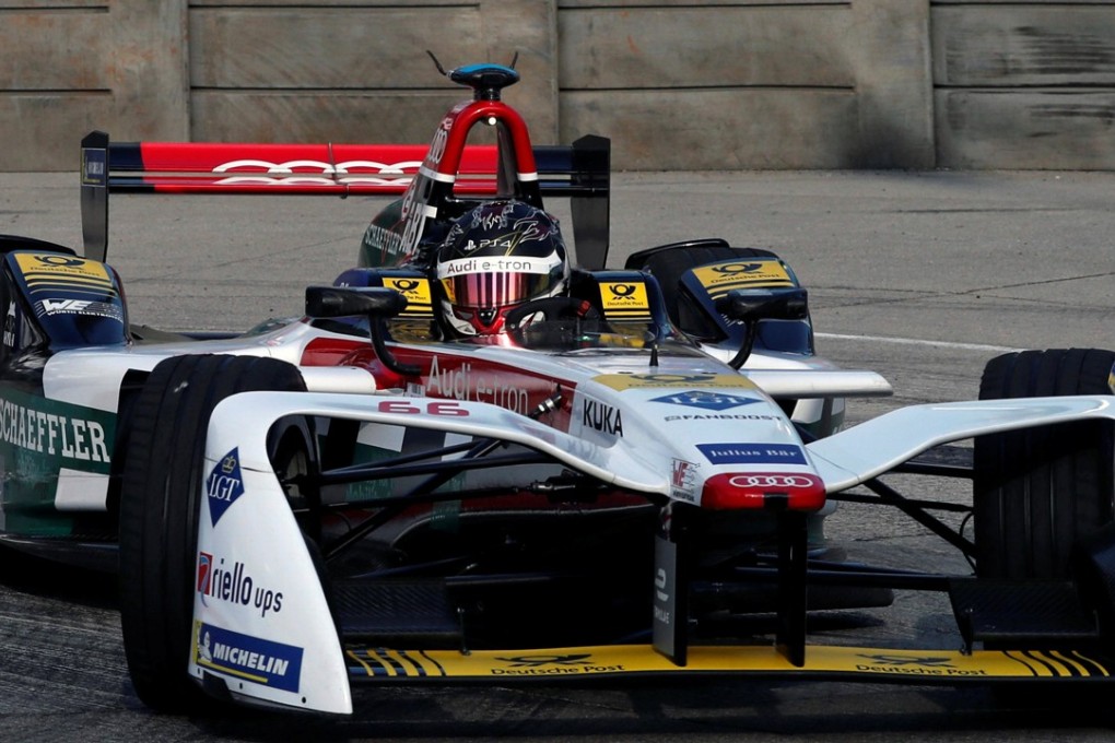 ABT Schaeffler Audi Sport's Daniel Abt of Germany crossed the finish line first but was disqualified. Photo: Reuters