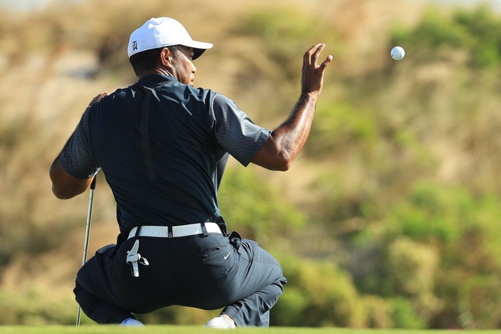 Tiger Woods struggled in the third round of the Hero World Challenge. Photo: AFP