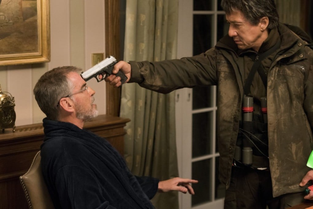 Pierce Brosnan and Jackie Chan star in the film The Foreigner.