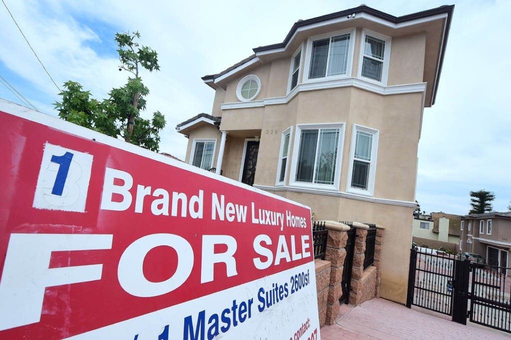 A property for sale in Monterey Park, California. The home ownership rate among those of ages 35 and younger has increased for two straight quarters. Photo: AFP