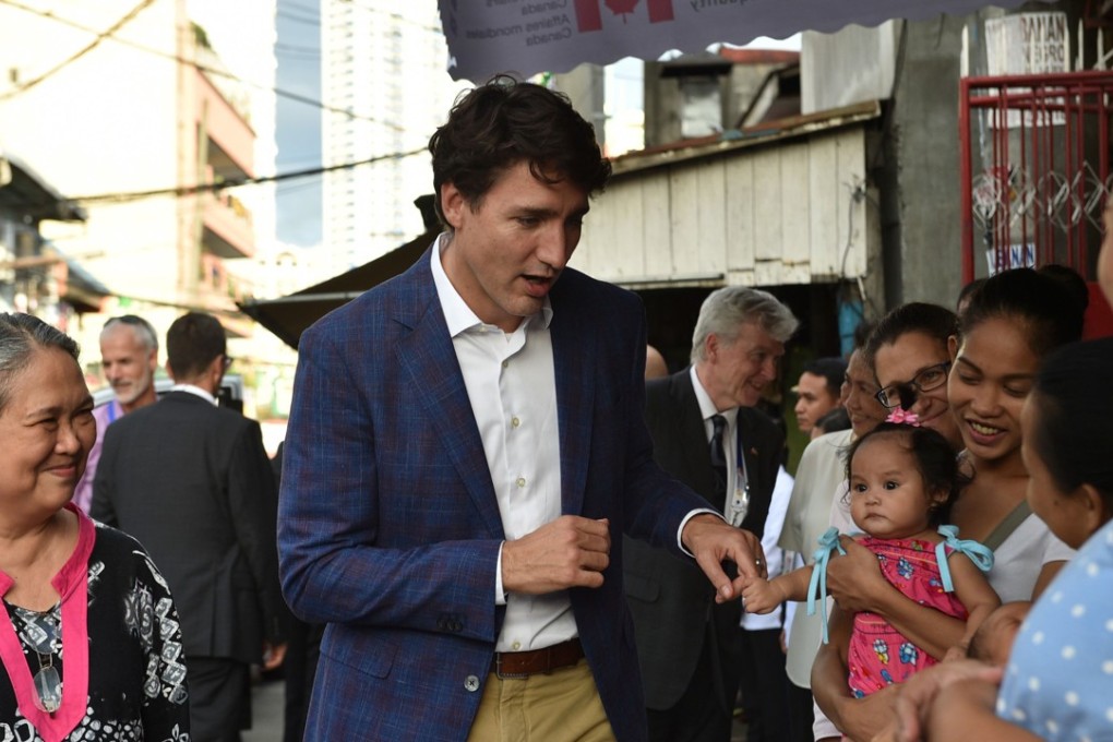 Justin Trudeau was a hit in the Philippines, but what do Chinese people think of him? Photo: AFP