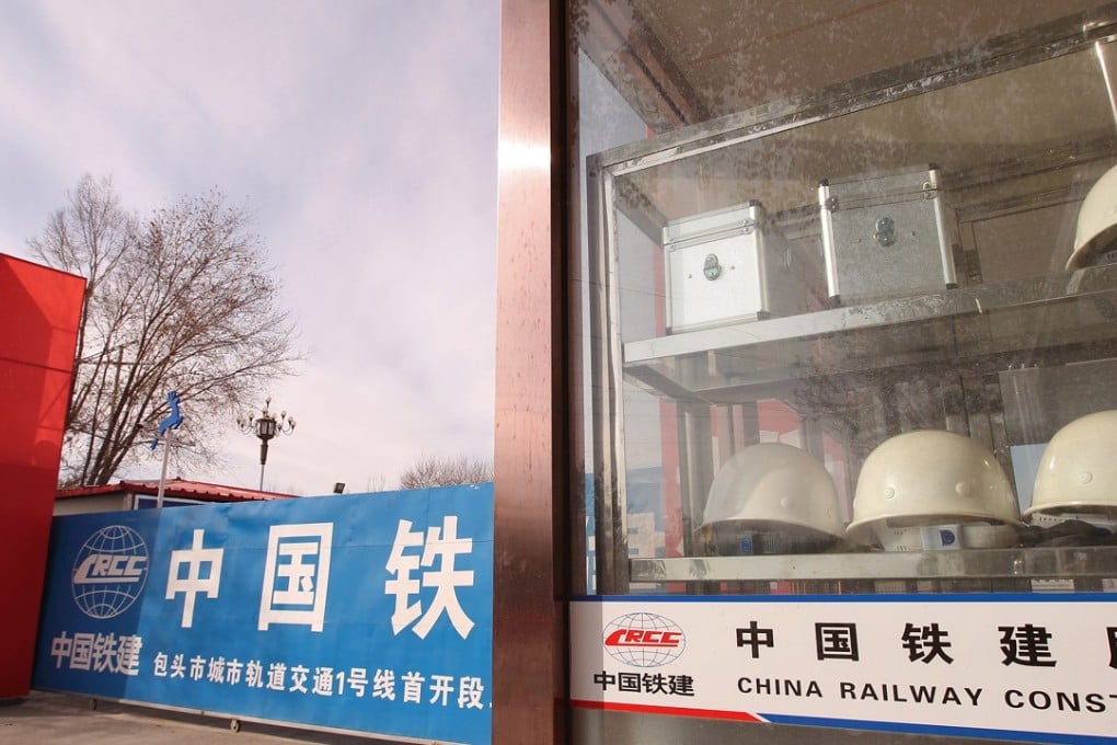 Construction work has halted at Baotou’s Century Deer Park subway station. Photo: Simon Song