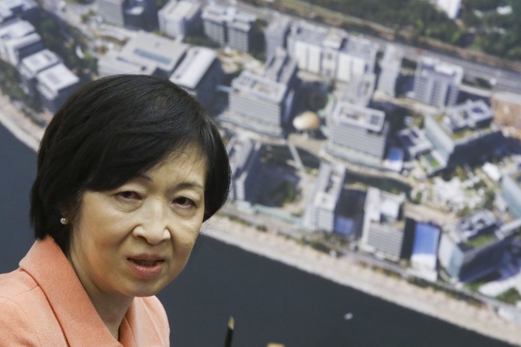 Executive Council member Fanny Law at the Hong Kong Science Park, which she chairs. Photo: Sam Tsang
