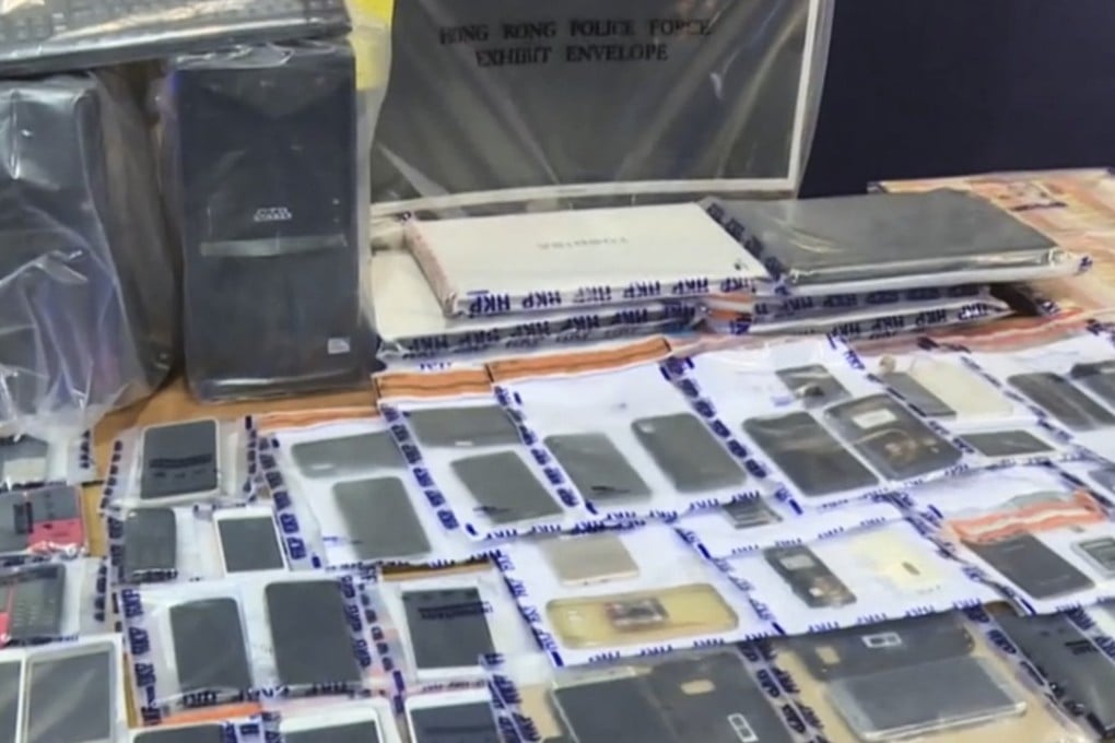 Records of illegal bets were found in a joint operation by Hong Kong police and their mainland Chinese counterparts. Photo: Handout