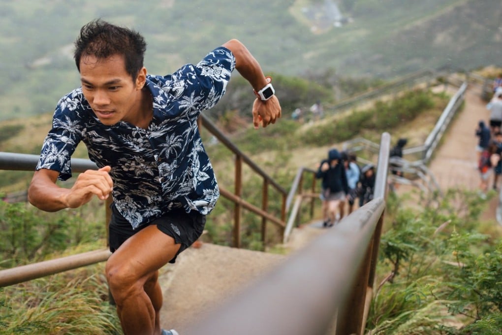 Wong Ho-chung leaves it until the final climb to move up the rankings. Photo: Guillem Casanova Photography