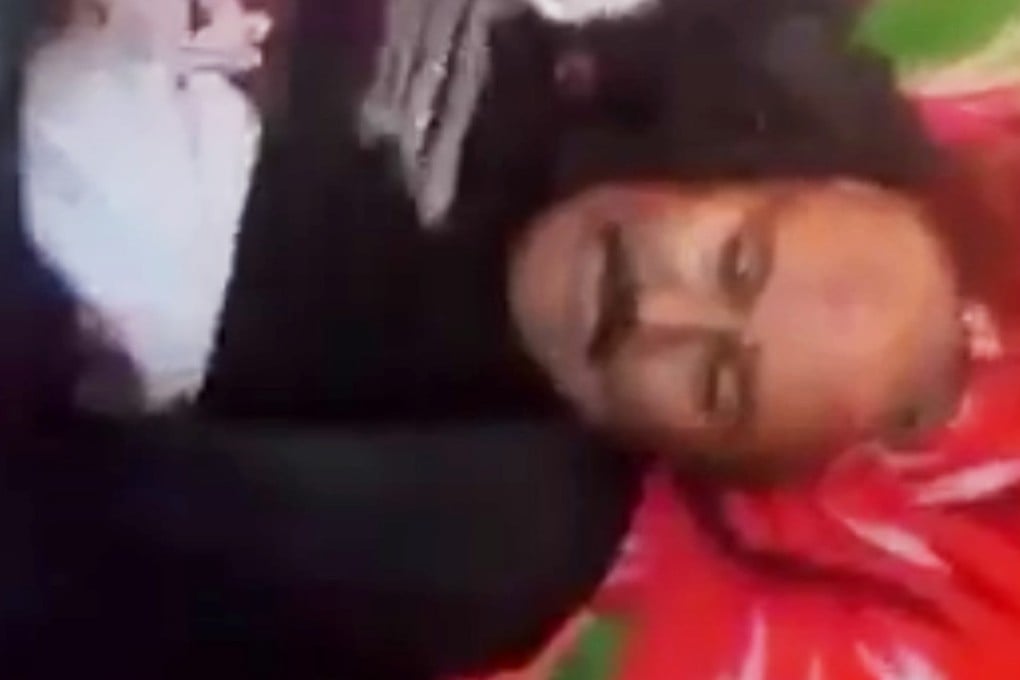 An image grab taken from a video provided by Yemen's Houthi rebels purportedly shows the body of former Yemeni president Ali Abdullah Saleh in the back of a pickup truck on Monday. Photo: AFP