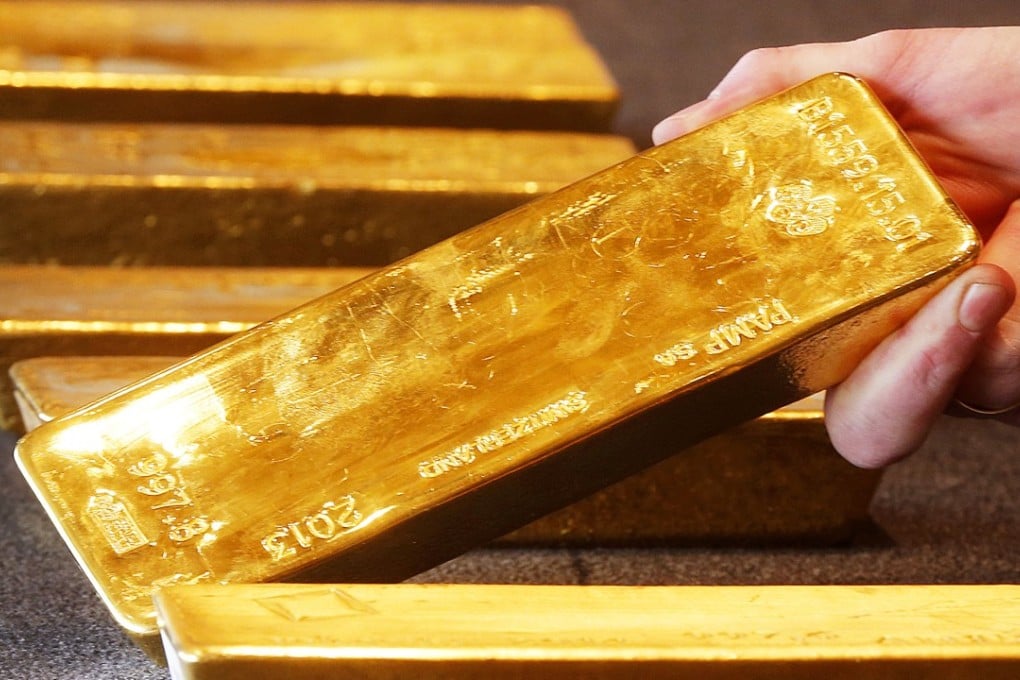 Gold bars are on display at the Bundesbank in Frankfurt, Germany. Gold consumption is rising because of smartphones and car electronics. Photo: AP