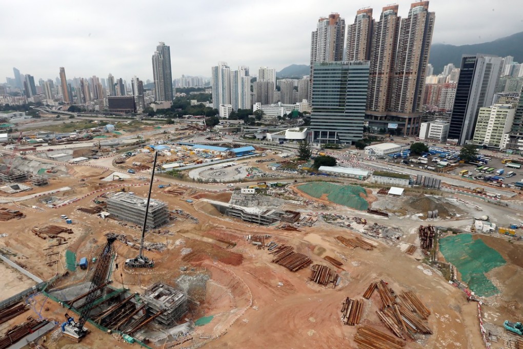 The Tai Wai-Hung Hom section of the new link is expected to be finished in the middle of 2019. Photo: David Wong