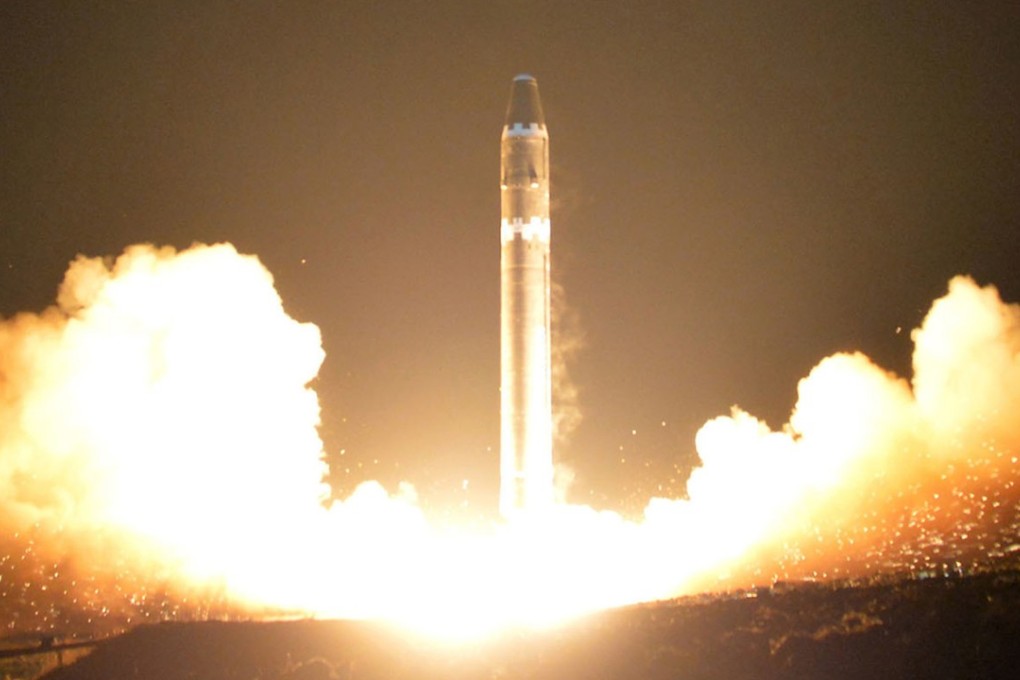 North Korea’s latest missile test last week served to heighten the tension in the nuclear stand-off with the US. Photo: AP