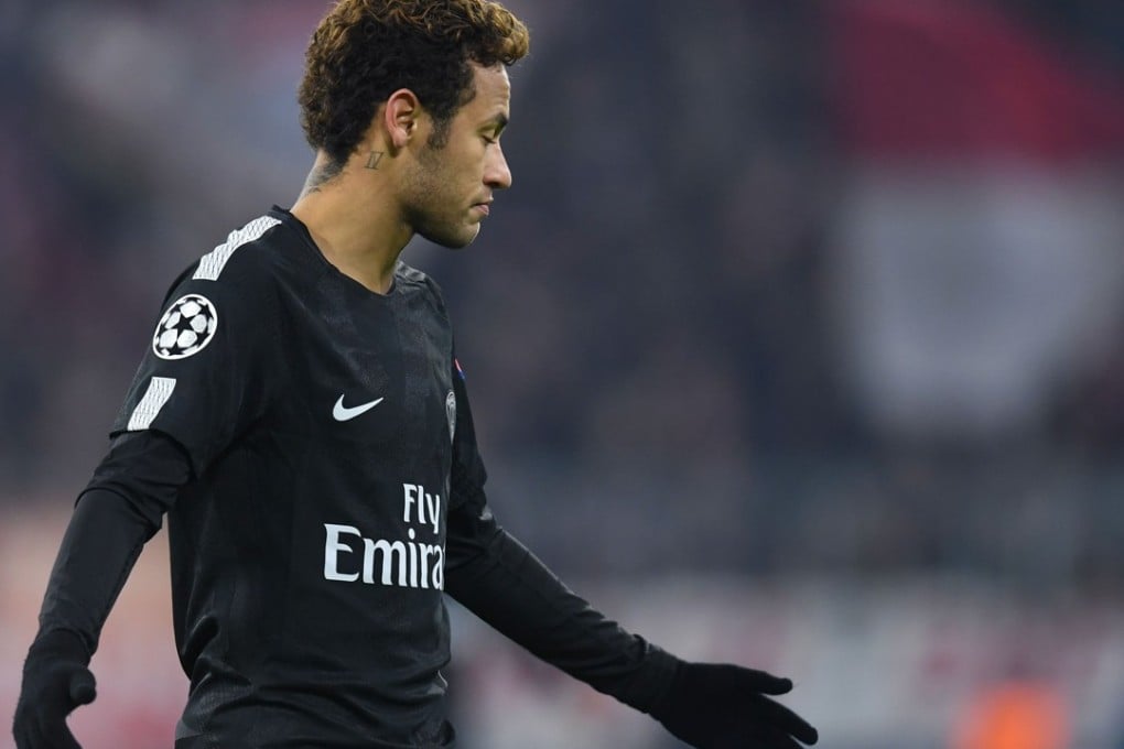Neymar had a quiet night for PSG against Bayern Munich. Photo: AFP