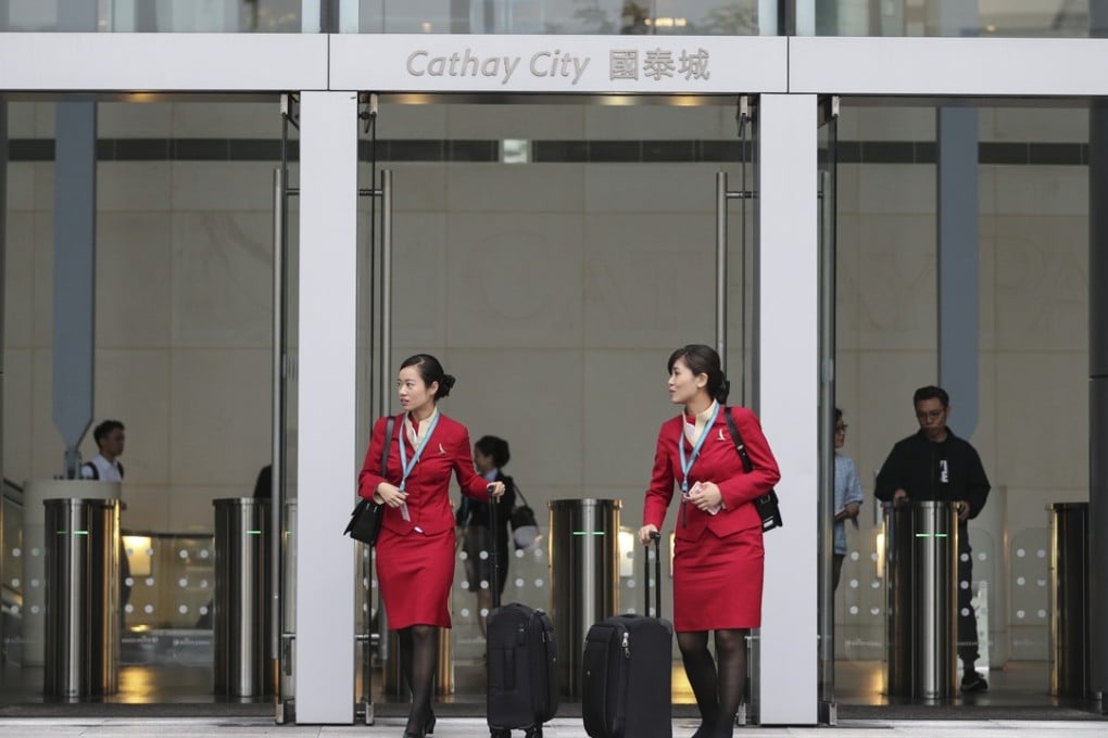 Some 16,000 Cathay Pacific Airways staff are based in Hong Kong. Photo: Edward Wong