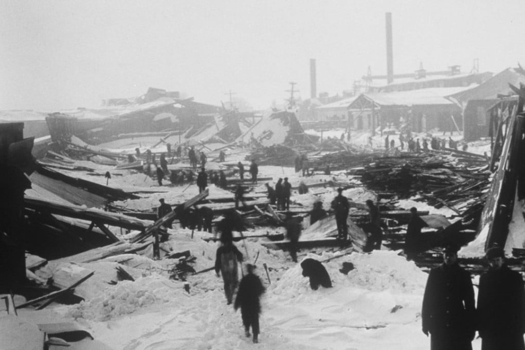 The city of Halifax in ruins in the aftermath of the 1917 explosion that killed 2,000 people. Photo: Library and Archives Canada