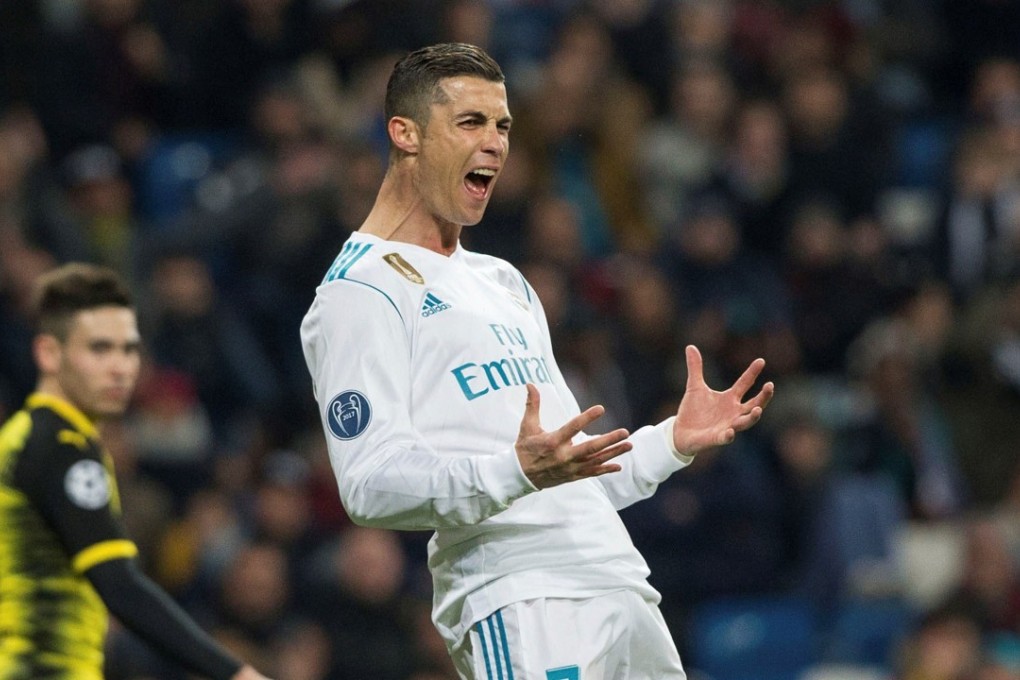 Real Madrid’s Cristiano Ronaldo set yet another Champions League record when he netted in the sixth straight group game as real Madrid beat Borussia Dortmund 3-2. Photo: EPA