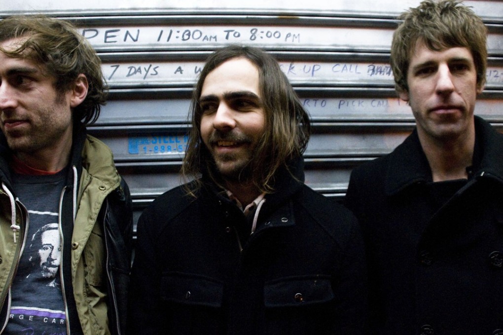 A Place to Bury Strangers are (from left) Lia Simone Braswell, Oliver Ackermann and Dion Lunadon.