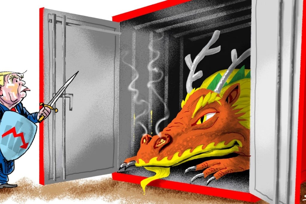 Under Donald Trump, the US has taken aggressive action to try and enforce what, in its view, should be a more level playing field with China. Illustration: Craig Stephens