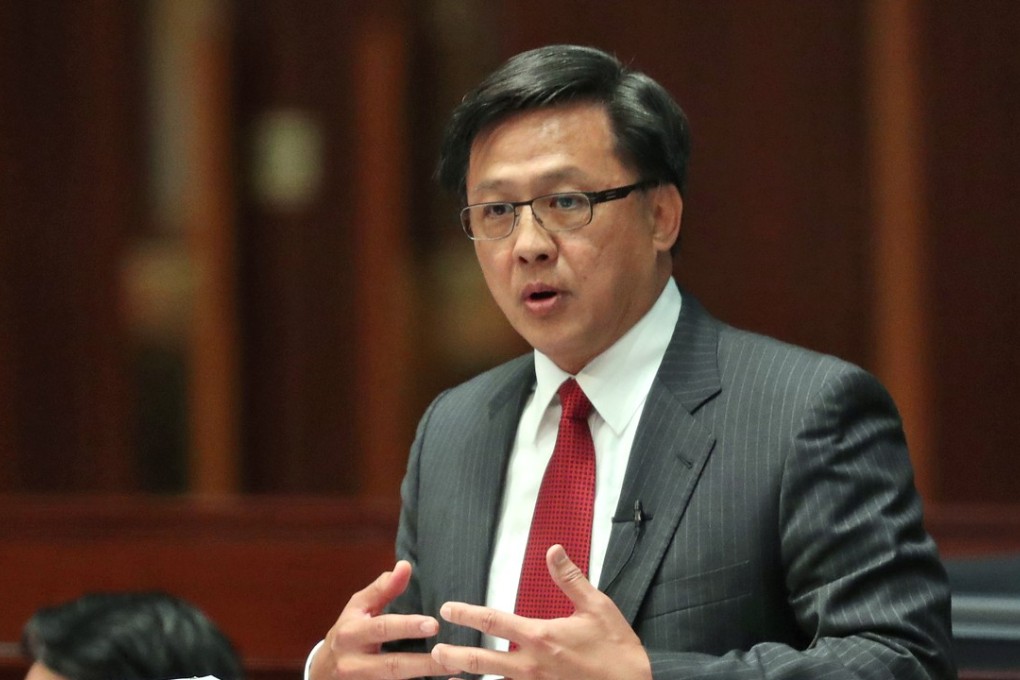 Lawmaker Junius Ho attends Legco meeting. Photo: K. Y. Cheng