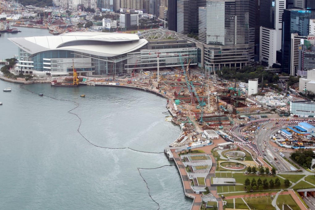The Central, Admiralty and Wan Chai Commercial Area is seen in the picture taken from IFC 2 Tower, taken on January 29, 2016. Photo: SCMP/ Sam Tsang