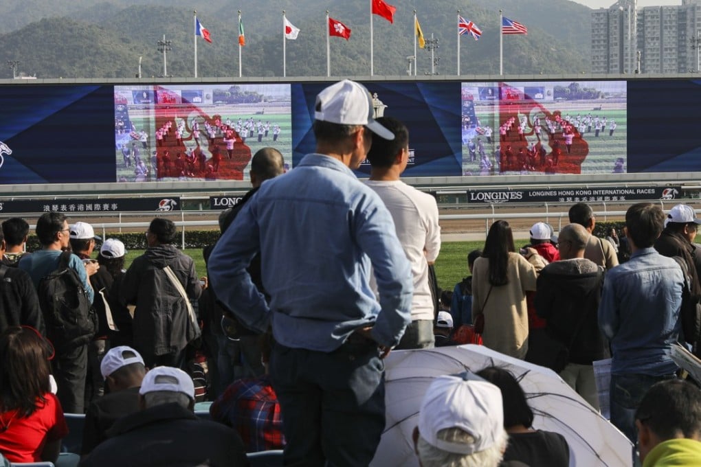 Fans at the races in Sha Tin. Photo: Sam Tsang