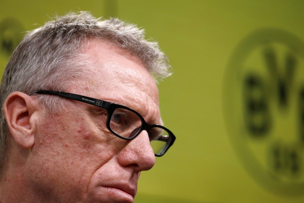 Former Cologne manager Peter Stoeger is announced as Peter Bosz’s replacement at Borussia Dortmund. Photo: Reuters