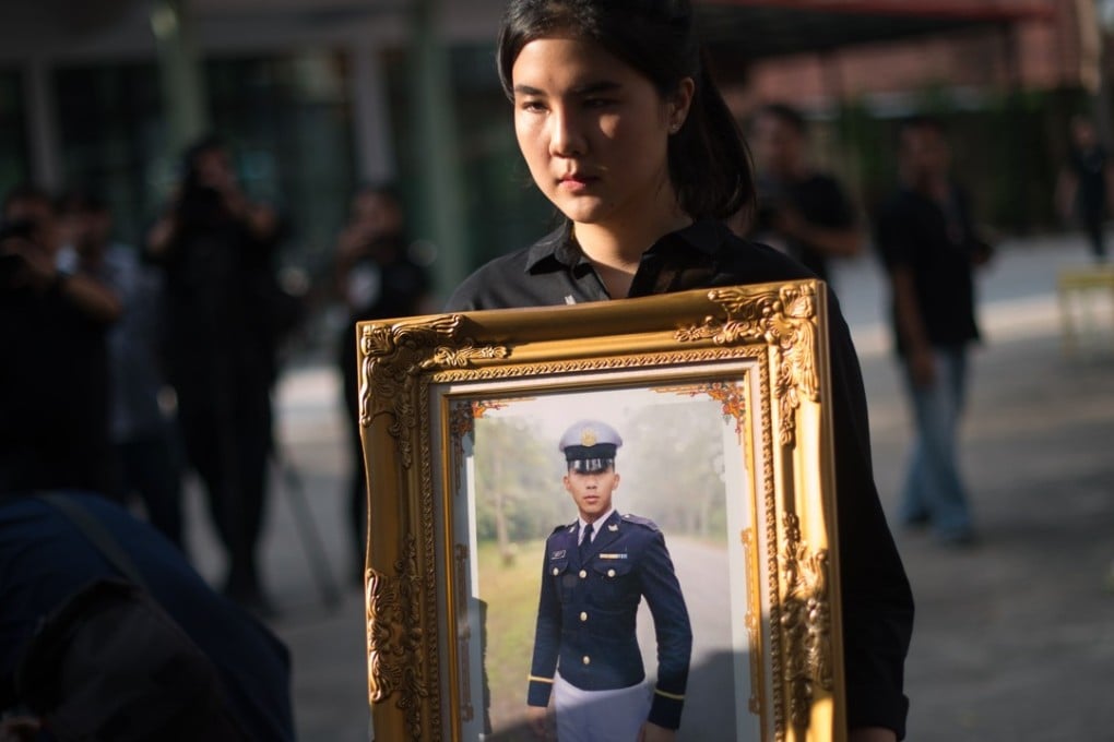 Supicha Tanyakan, the sister of Pakapong Tanyakan. photo: AFP