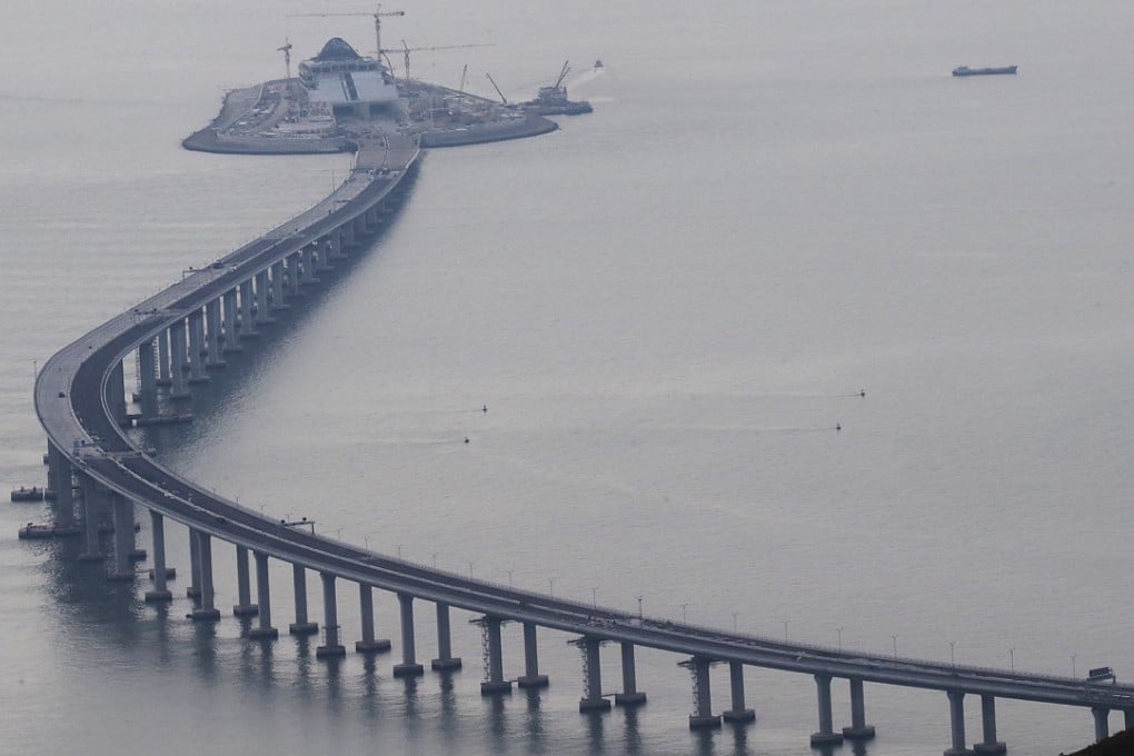 Work on the bridge is scheduled to be finished by the end of this year. Photo: Edward Wong