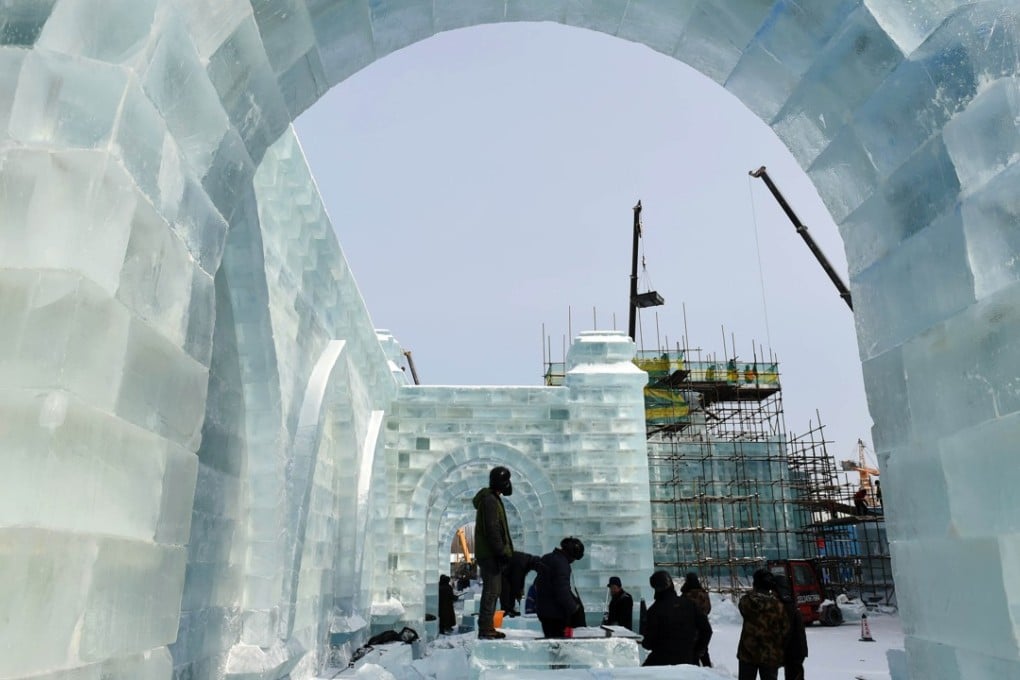 The Ice and Snow World theme park in Harbin, China, is the biggest in the world. Photo: Xinhua