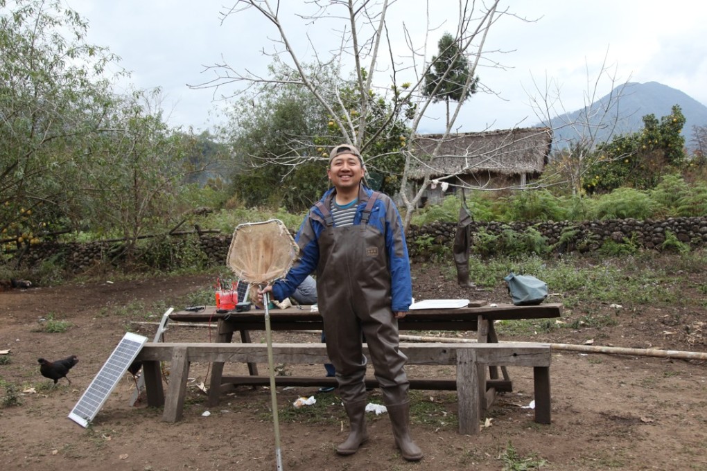 Biologist Dr Chen Xiaoyong pictured in Myanmar. Photo: Shu Shusen at the Kunming Institute of Zoology