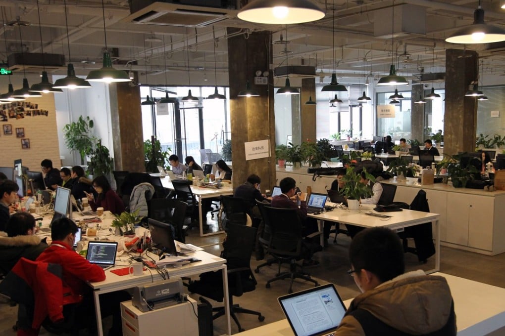 The co-working space sector is no longer limited to start-ups and small businesses, but has become an investment attraction for real estate developers and funds and multinational companies. Photo: Simon Song