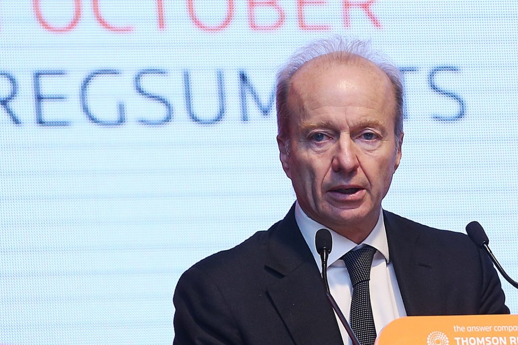 SFC chief executive Ashley Alder says the joint probe with the ICAC has set the scene for similar investigations in the future. Photo: K. Y. Cheng