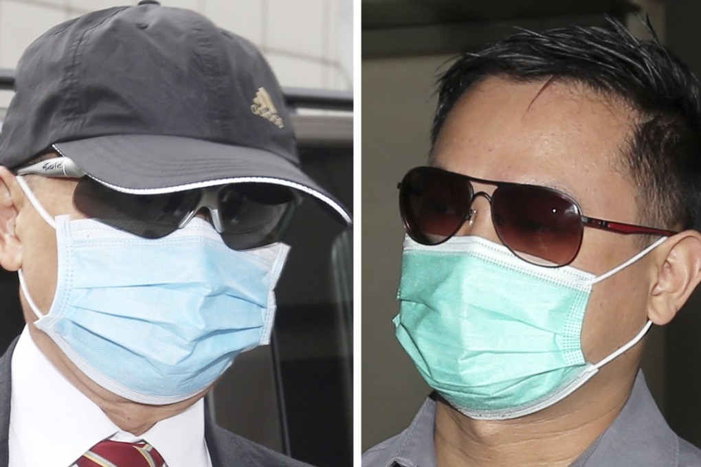 Dr Stephen Chow Heung-wing (left) and technician Chan Kwun-chung outside the High Court. Photo: David Wong