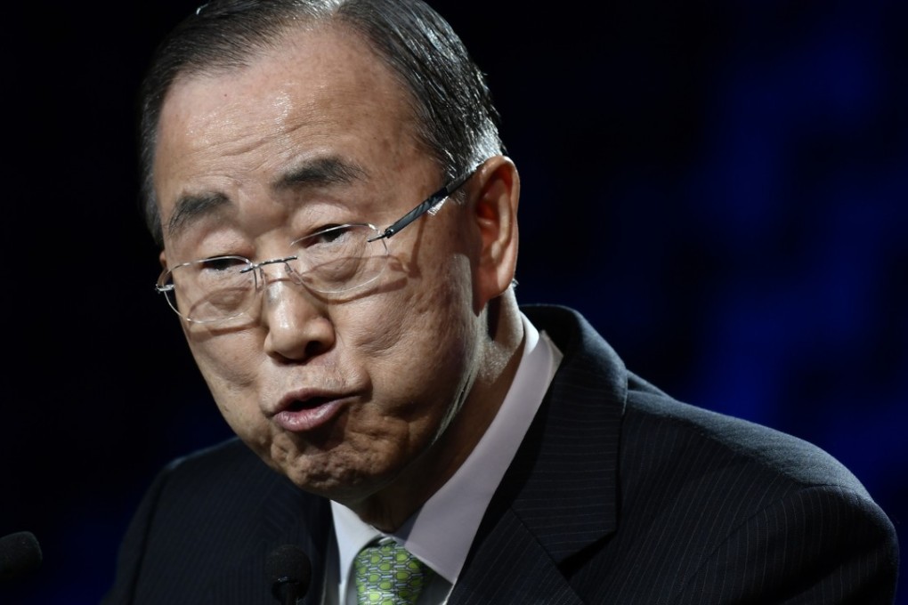 Former UN secretary general Ban Ki-moon. Photo: AFP