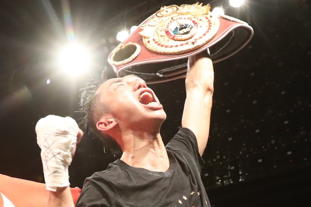 Rex Tso celebrates defeating Japan’s Kohei Kono in Clash of Champions 3 in October. Photo: Edward Wong
