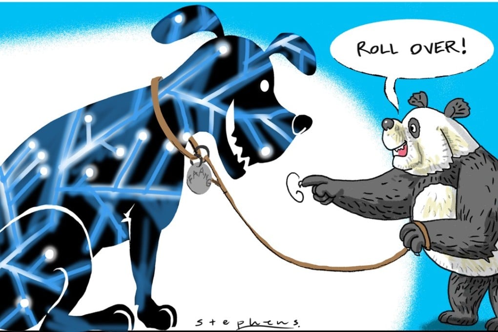 China has made a series of controversial moves aimed at taming the internet, including the creation of a “Great Firewall”. Illustration: Craig Stephens