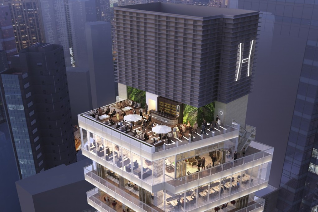 HQueens is a 24-storey vertical art gallery opening in Hong Kong’s Central District in 2017. Photo: CLD Architects