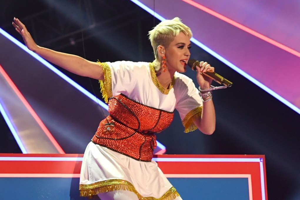 Tencent’s three platforms – QQ Music, KuGou and Kuwo – are becoming important vehicles for Western pop stars such as Katy Perry (pictured) and Rihanna to sell music in China. Photo: AFP