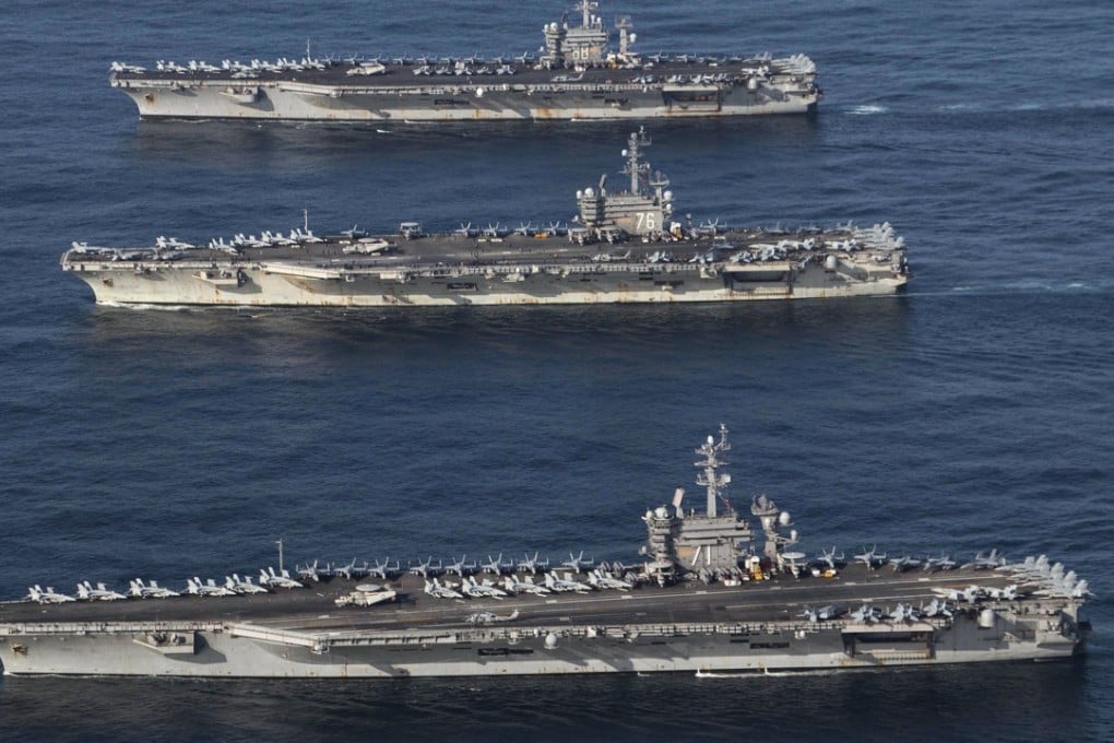 US President Donald Trump has signed a defence budget that opens the possibility for US warships to visit Taiwan. Photo: EPA