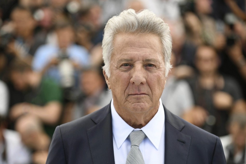Dustin Hoffman poses for photographers during the photo call for the film The Meyerowitz Stories at the Cannes Film Festival on May 21. Photo: AP