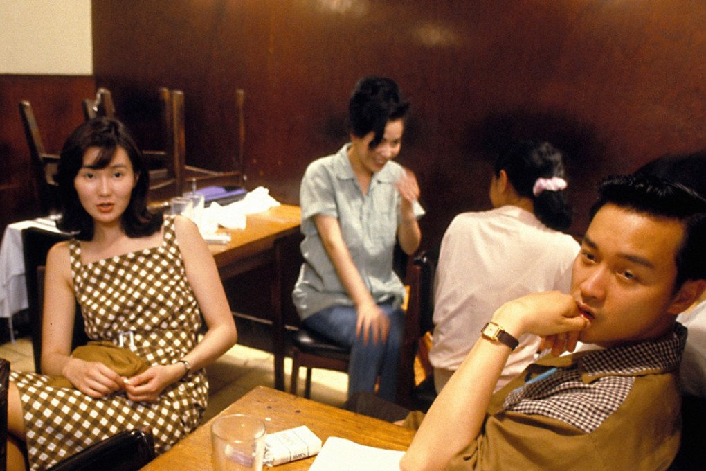Leslie Cheung (right) and Maggie Cheung (left) on set of Wong Kar-wai's ‘Days of Being Wild’. Photo: Michael Tsui
