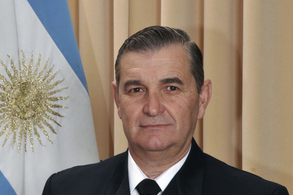 Admiral Marcelo Srur, whose removal from his position as chief of the General Staff of the Argentine Navy was announced on December 15. Photo: AFP