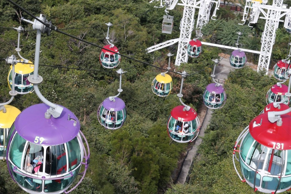 Ocean Park pledged to carry out a thorough examination of the cable car system before resuming operation of the ropeway. Photo: David Wong