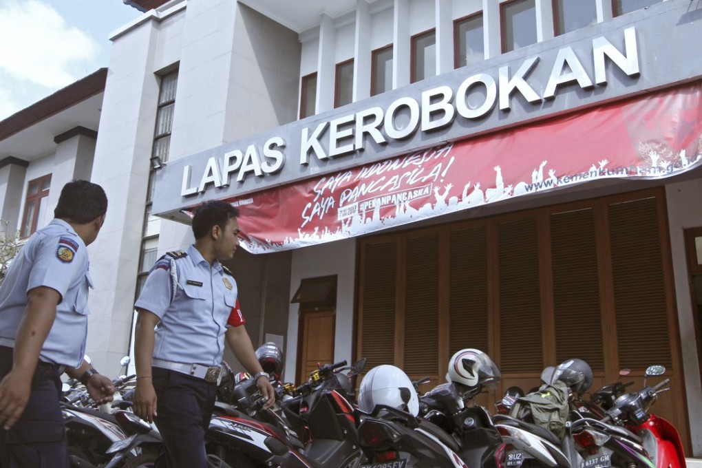 The main entrance of Kerobokan prison. Photo: AP
