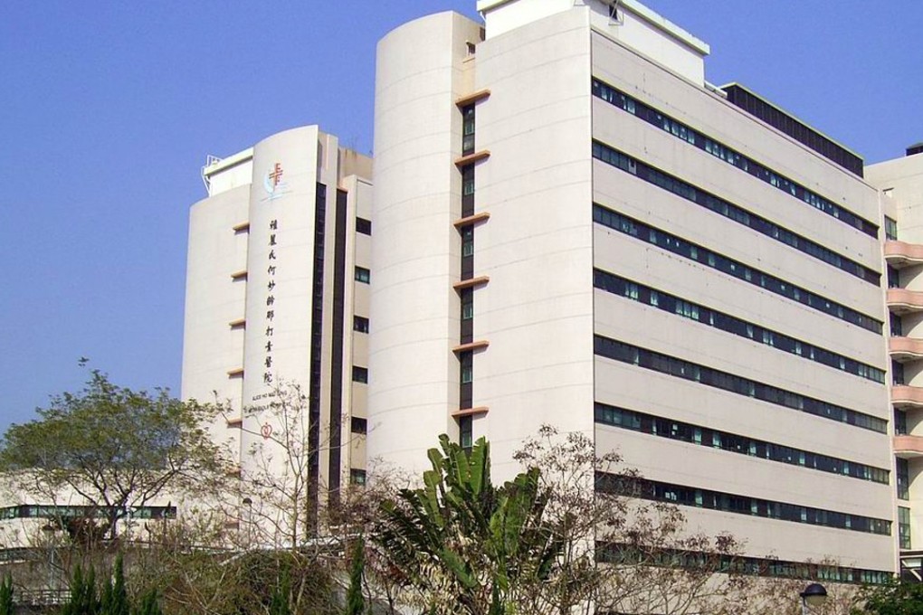 The unconscious man was taken to Alice Ho Miu Ling Nethersole Hospital in Tai Po. Photo: Handout